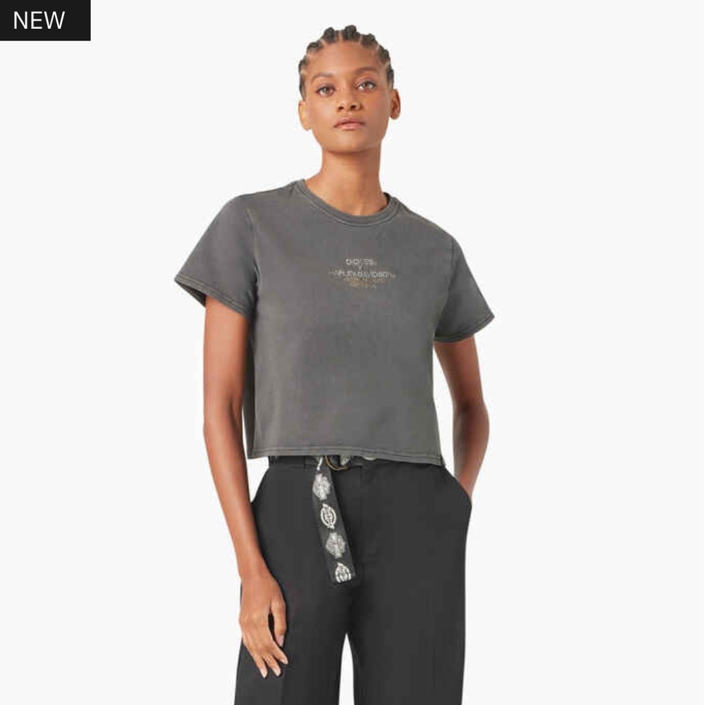 Dickies X Harley Davidson Crop Tee
